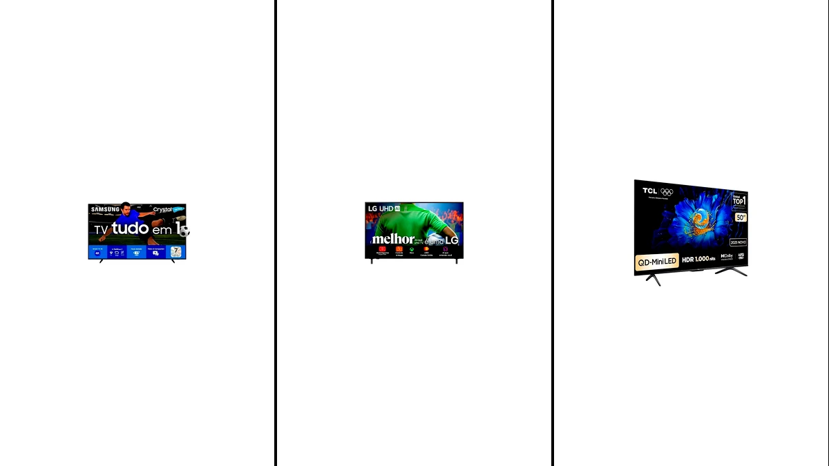 Melhor TV 50 polegadas: as 5 melhores em 2026