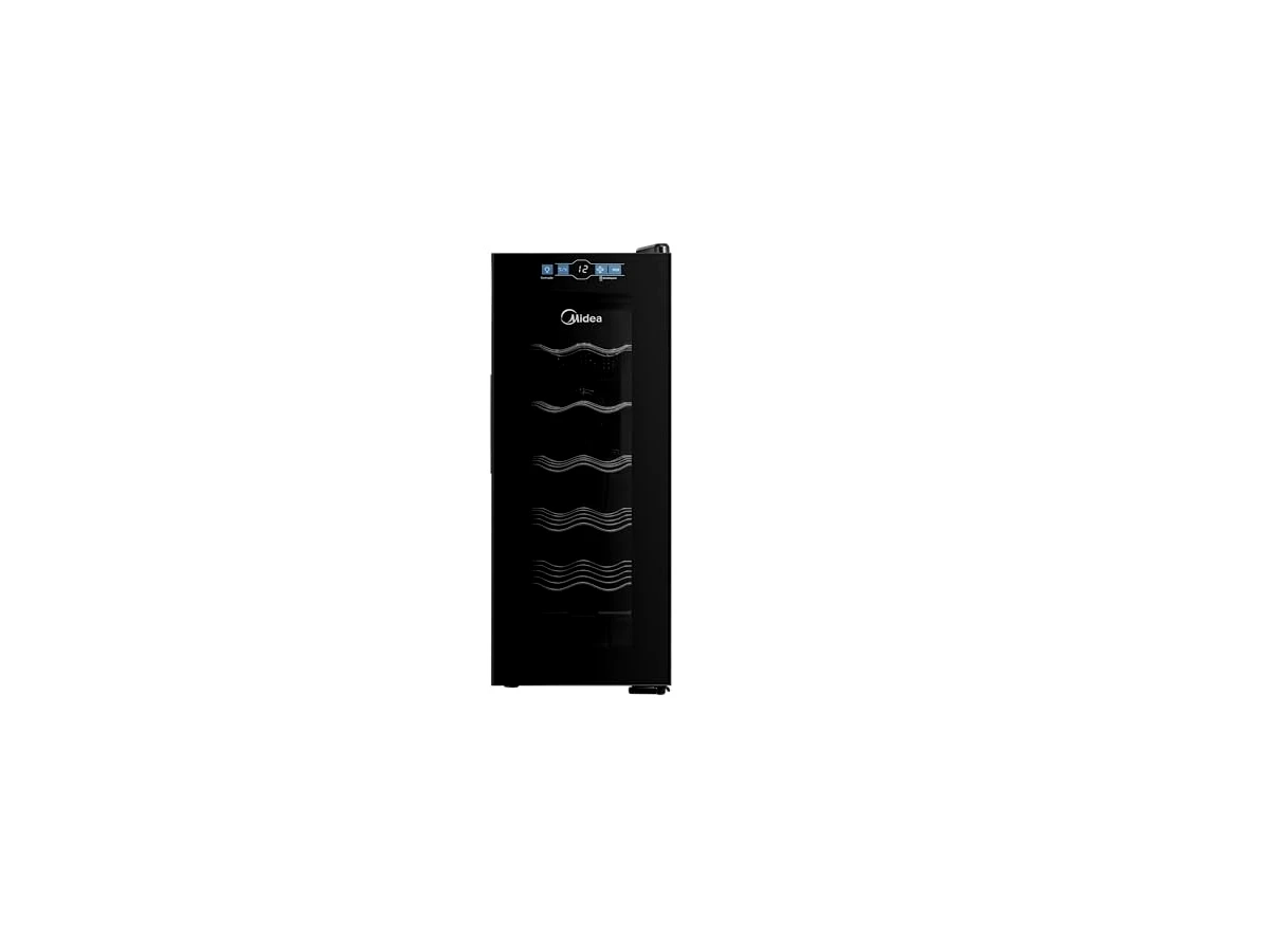 Revisão Adega de Vinho Climatizada 12 Garrafas Bivolt Midea MDRW066FGGGL3: a termoelétrica vertical com o melhor isolamento
