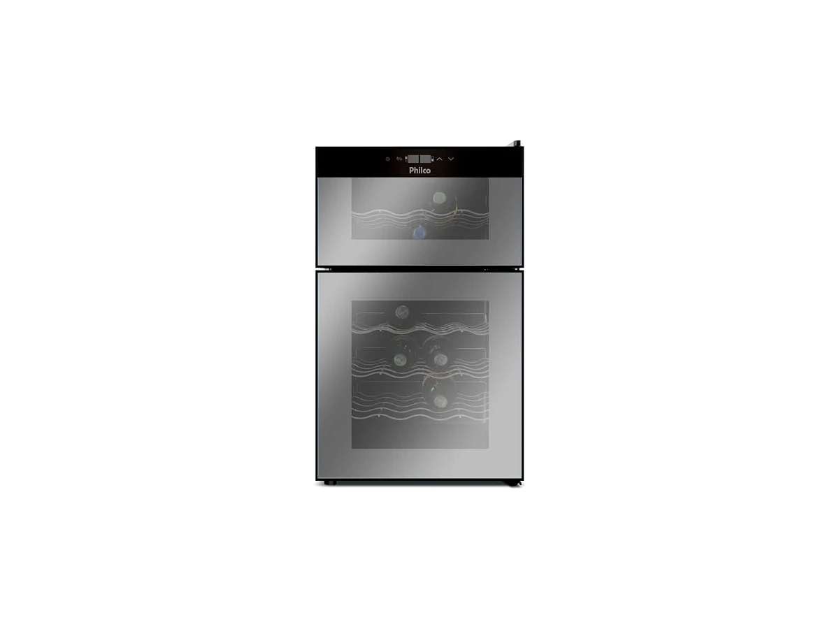 Revisão Philco 24 Garrafas Dual Zone PAD24DZ: a conveniência das duas portas com limites térmicos