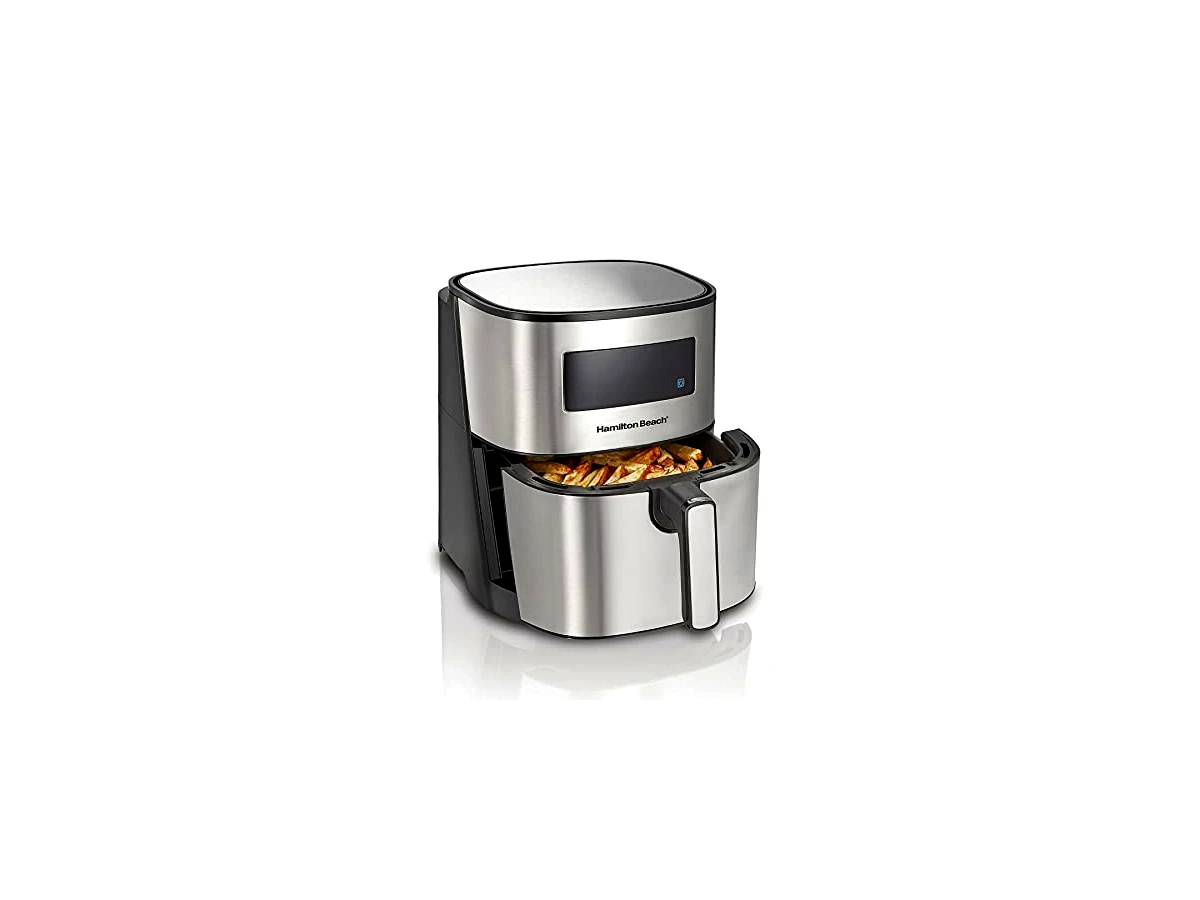 Revisão Hamilton Beach Air Fryer Digital 5L 35075: O investimento ideal para quem odeia cheiro de fumaça e busca cesto amplo