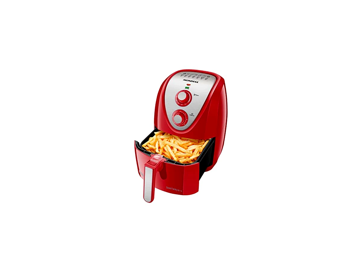 Revisão Fritadeira Elétrica sem Óleo Air Fryer Mondial Grand Family Inox 5L AFN-50-BI: o equilíbrio perfeito entre tamanho e potência para o dia a dia