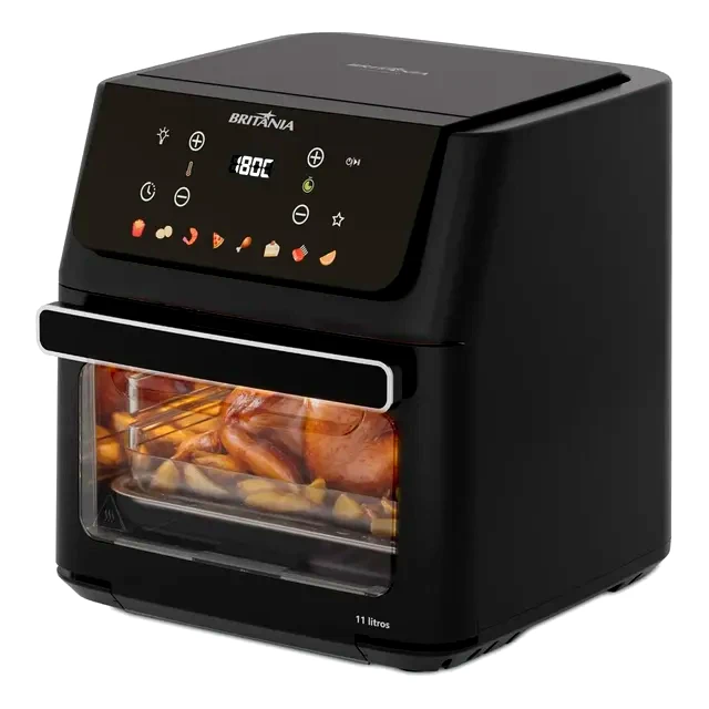 Revisão Air Fryer Oven Britânia 11L BAF11A: a melhor oven para a rotina de casais e espaços curtos
