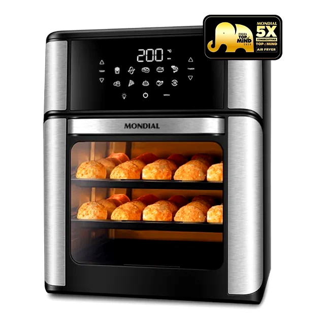 Revisão Air Fryer Oven Mondial 12L AFON-12L-BI: A rainha do espaço e custo-benefício