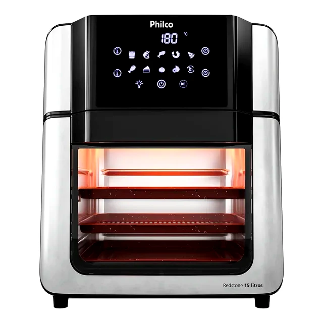 Revisão Air Fryer Oven Philco 15L PAF15A: Espaço interno surpreendente e limpeza fácil, mas que exige controle no tempo de preparo