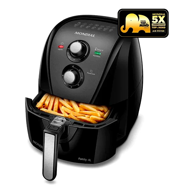 Revisão Fritadeira Air Fryer Mondial 4L 1500W AFN-40-BFT: O melhor custo-benefício em praticidade para famílias pequenas