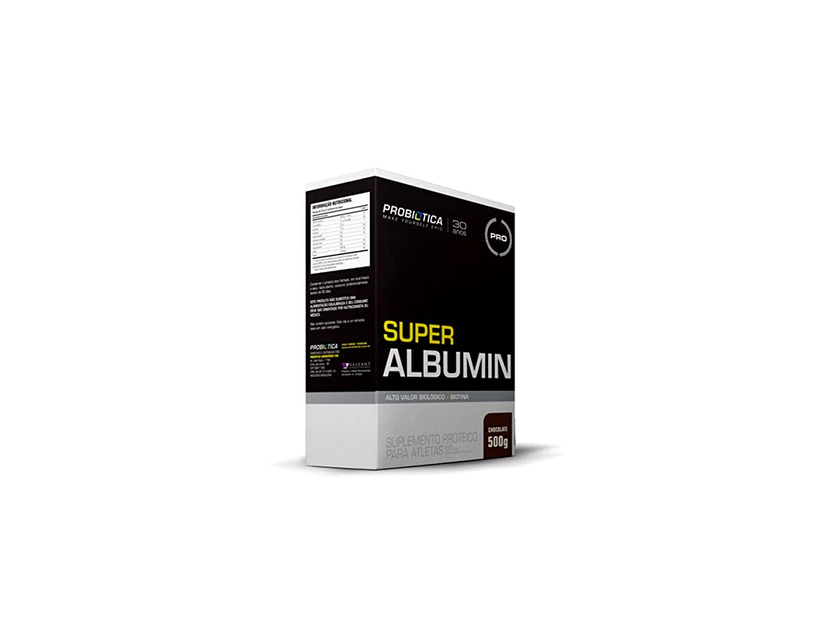 Revisão Super Albumina Sabor Chocolate 500g - Probiótica: Sabor impecável que sacrifica a pureza proteica