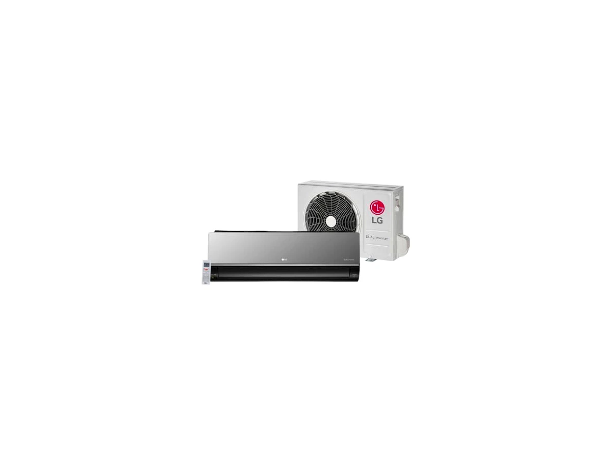 Revisão LG AI Dual Inverter Voice Artcool 18.000 BTUs Frio 220V (S3-Q18KLR1B): sofisticação estética e resfriamento inteligente
