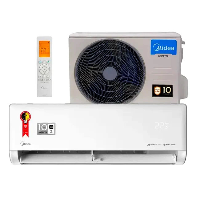 Revisão Ar-condicionado Split Springer Midea Inverter 12.000 BTUs Frio AI Ecomaster 42EZVCA12M5 38EZVCA12M5: resfriamento bruto em segundos e integração inteligente