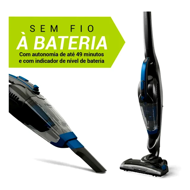 Revisão Aspirador de Pó Vertical Philco Sem Fio 2 em 1 PAS56: A melhor autonomia para casas grandes