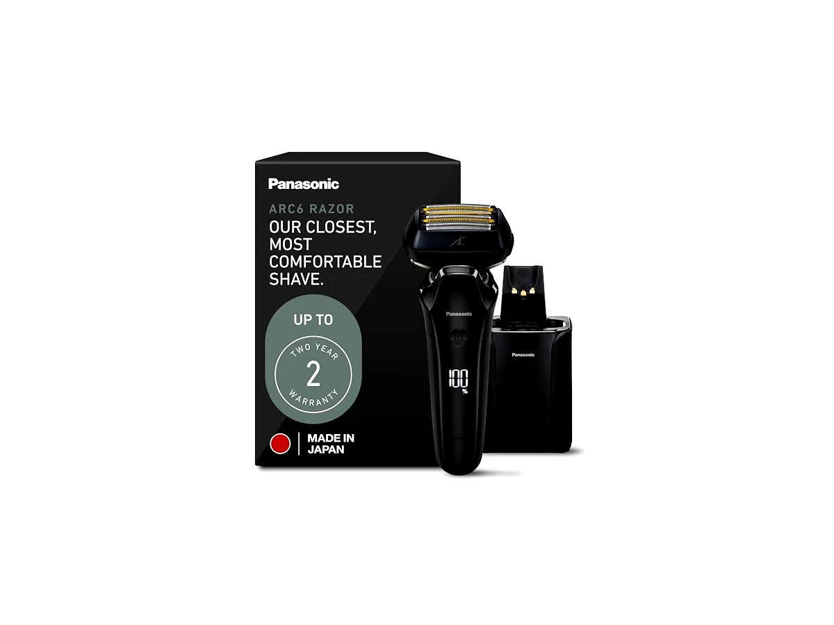 Revisão Panasonic ARC6 ES-LS9A-K 6-Blade Wet/Dry Electric Shaver with Auto Cleaning Station: a força definitiva contra barbas densas