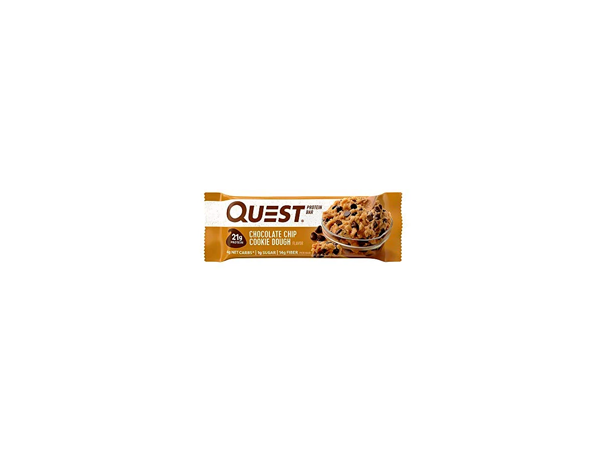 Revisão Quest Nutrition Quest Bar Sabor Chocolate Chip Cookie Dough (60g): a referência definitiva para low carb e cetogênica