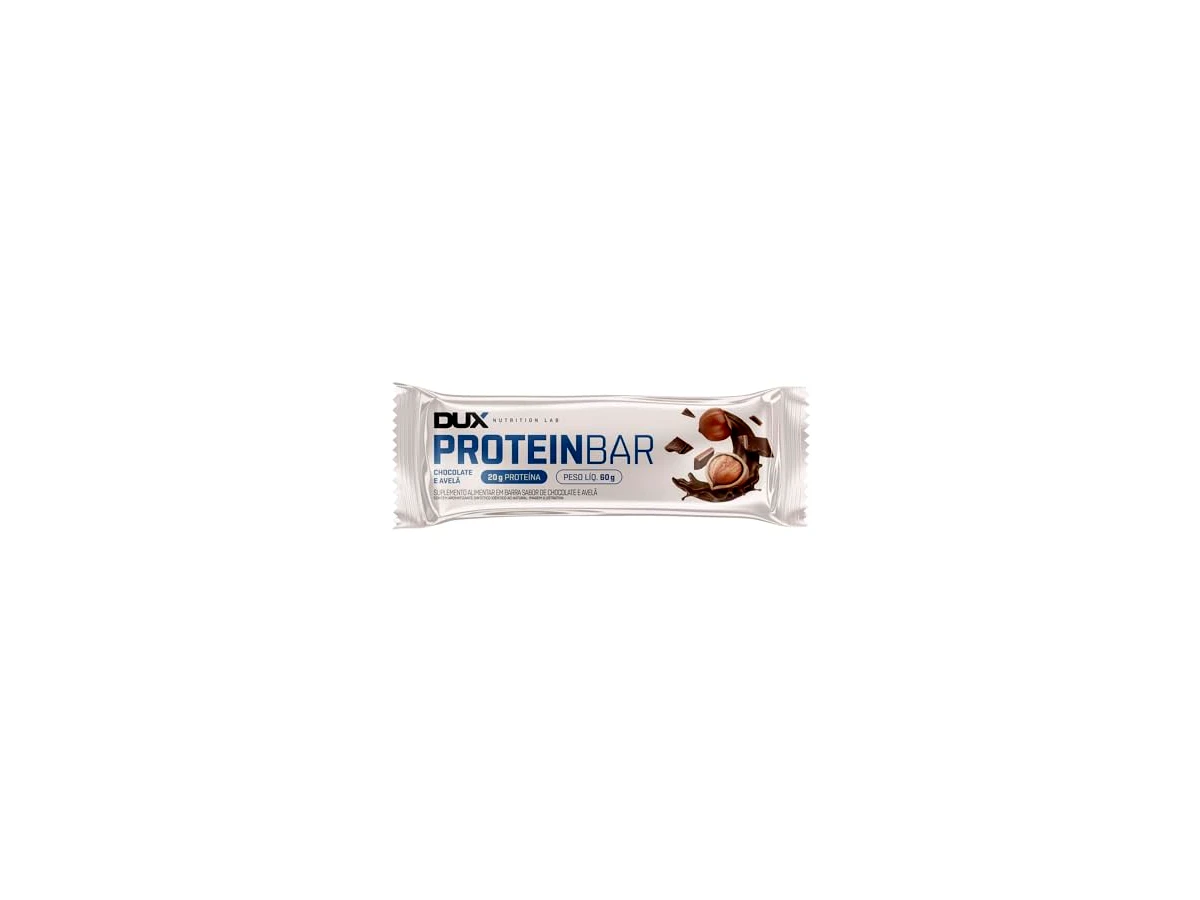 Revisão Barra de Proteína Dux Nutrition Protein Bar Sabor Chocolate e Avelã (50g): sofisticação e ingredientes limpos que cobram seu preço
