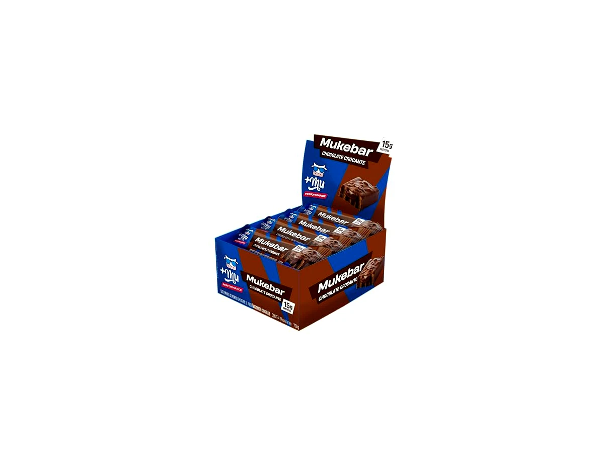 Revisão +Mu Mukebar - Sabor Chocolate Crocante (60g): a quebra definitiva do padrão borrachudo nos lanches proteicos