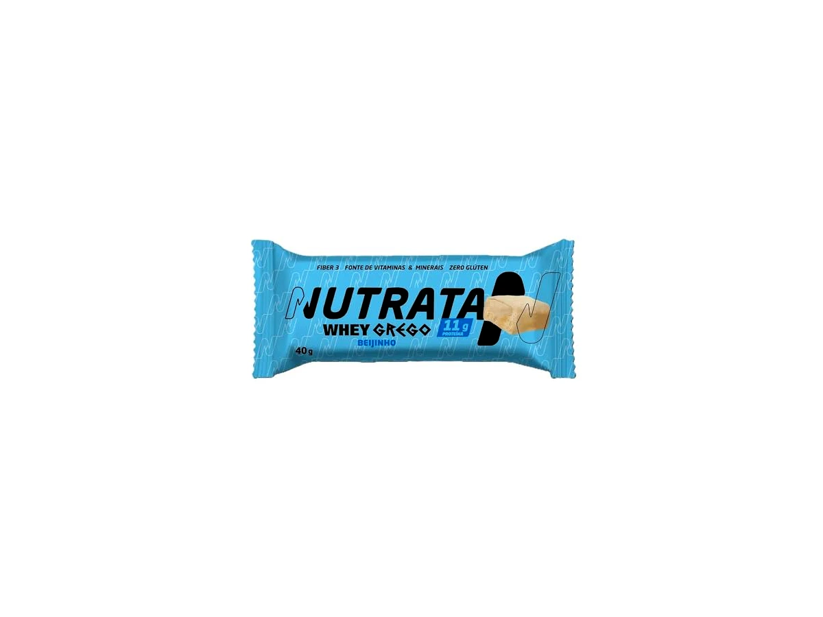 Revisão Nutrata Whey Grego Bar - Sabor Beijinho (40g): a barra de proteína que brilha como sobremesa