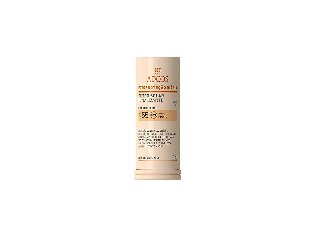 Revisão Base Bastão Adcos Filtro Solar Tonalizante Stick FPS 55: a melhor escolha para retoques rápidos e esportes ao ar livre