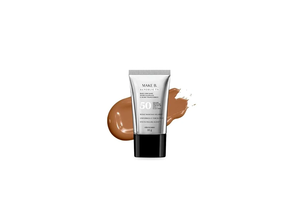 Revisão Base Líquida Make B. Glycolic TX Cor 190: a união ideal entre maquiagem e clareamento para peles claras