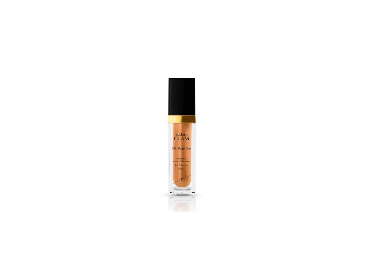 Revisão Base Líquida Eudora Glam Skin Perfection Cor 30 30ml: alta cobertura que sobrevive ao suor e a eventos sem derreter