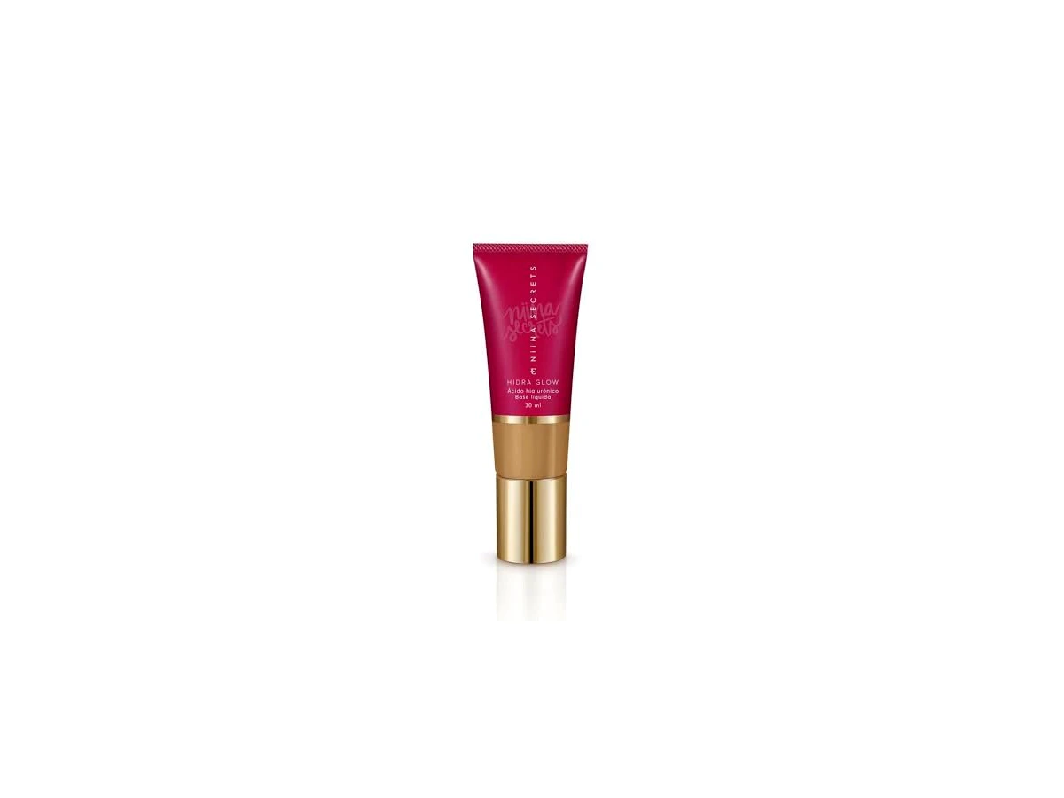 Revisão Base Líquida Eudora Niina Secrets Hidra Glow Cor 30 30ml: viço natural e hidratação na medida para peles maduras ou secas