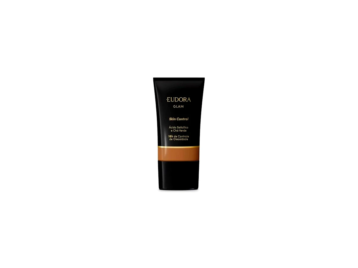 Revisão Base Líquida Eudora Glam Skin Control Cor 65 30ml: alta cobertura e controle de oleosidade sem pesar no bolso