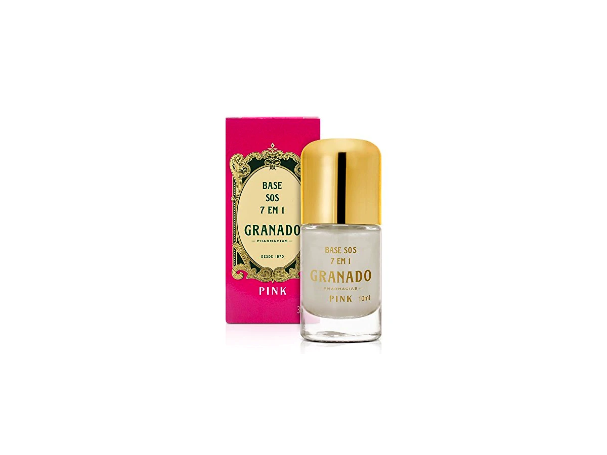 Revisão Base Fortalecedora SOS Unhas Granado Pink Tratamento Intenso com Cálcio, Vitamina E e Pantenol: nutrição profunda e sem toxinas