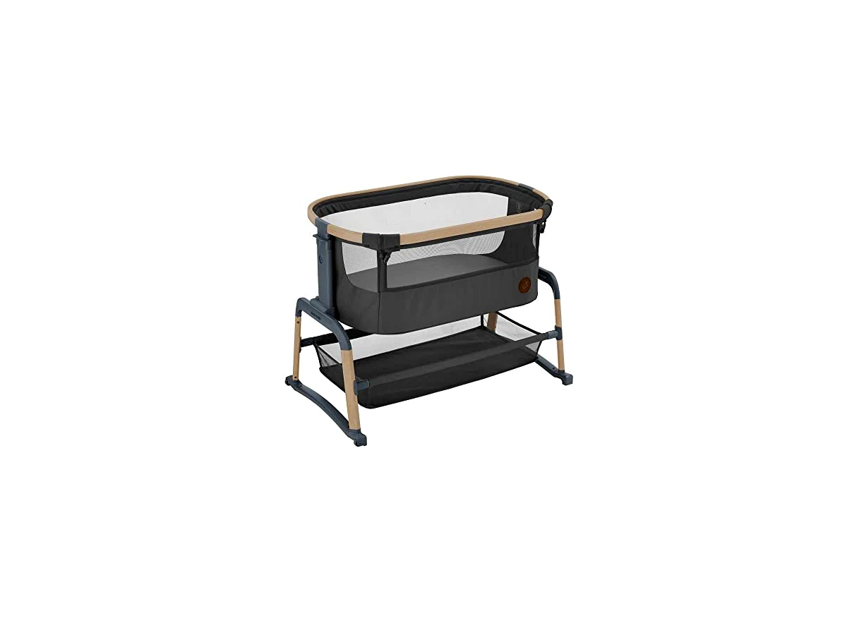 Revisão Berço Co-Sleeper Maxi-Cosi Iora Air (Cor: Beyond Graphite): Excelente ventilação e conforto lado a lado
