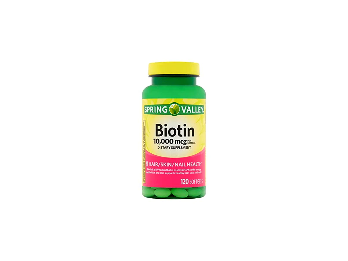 Revisão Spring Valley Biotin 10.000 mcg com Queratina 120 Softgels: o resgate intensivo para cabelos com danos químicos graves