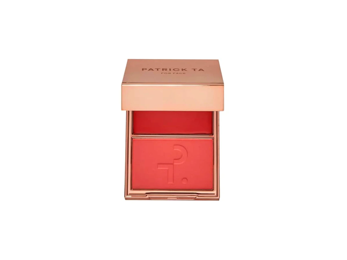 Revisão Patrick Ta Major Headlines Double-Take Crème & Powder Blush Duo - Cor: She's That Girl: a melhor opção para criar dimensão radiante na pele