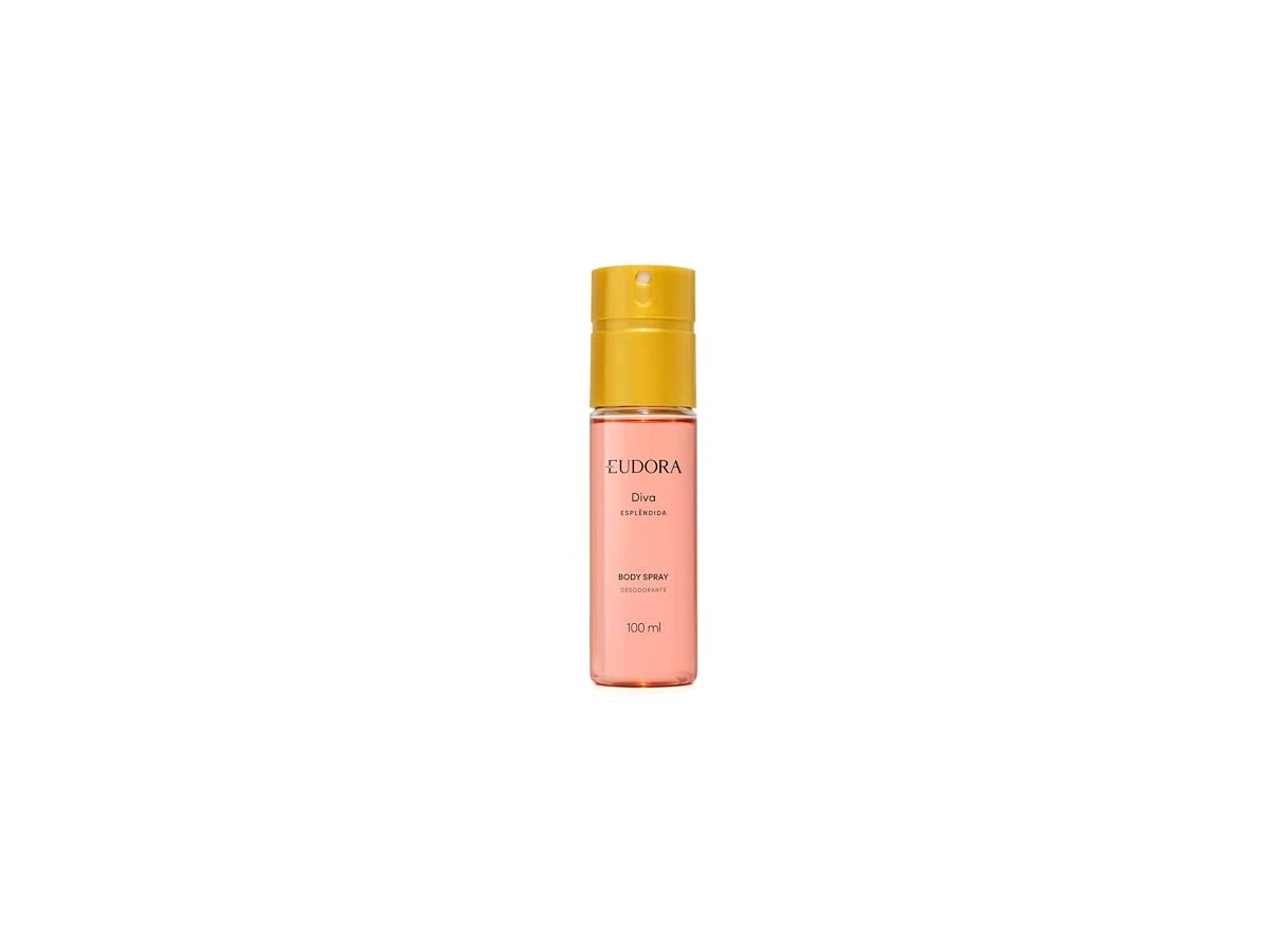 Revisão Eudora Desodorante Body Spray Diva Esplêndida 100ml: sofisticação portátil com dupla função para o dia a dia