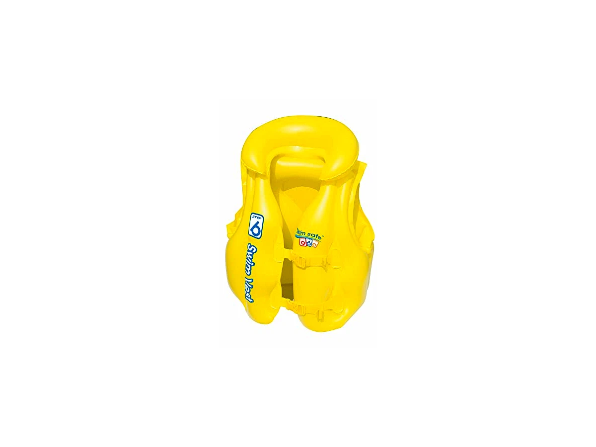Revisão Colete Inflável Infantil Swim Safe ABC Passo B Bestway Modelo #32034: O melhor custo-benefício para as primeiras braçadas sob supervisão