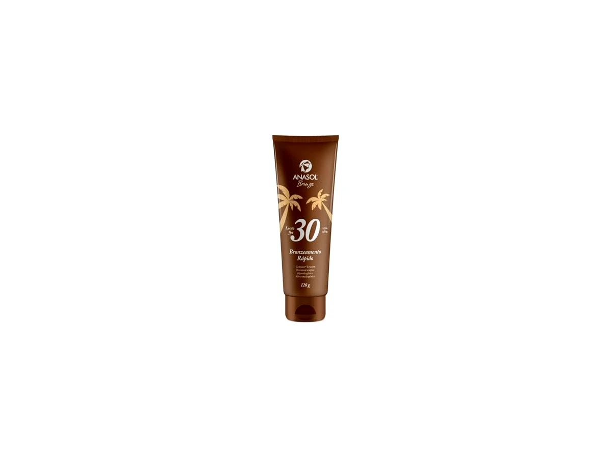 Revisão Anasol Loção Bronzeadora FPS 30 (120g): O rei do custo-benefício para fãs de urucum e cenoura