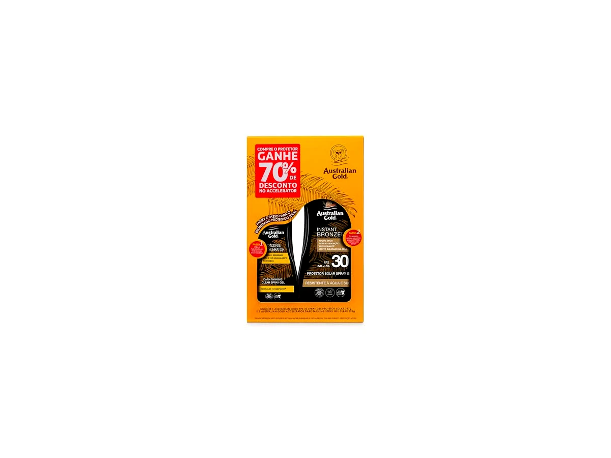 Revisão Australian Gold Spray Gel Bronzeador FPS 30 com Instant Bronzer 237ml: a melhor escolha para um tom dourado já no primeiro dia de sol