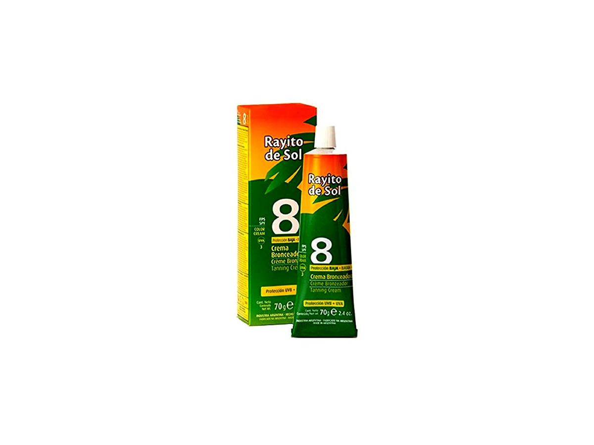 Revisão Creme Bronzeador Rayito de Sol FPS 15 Emulsão com Óleo de Nozes 70g: o intensificador clássico para áreas específicas