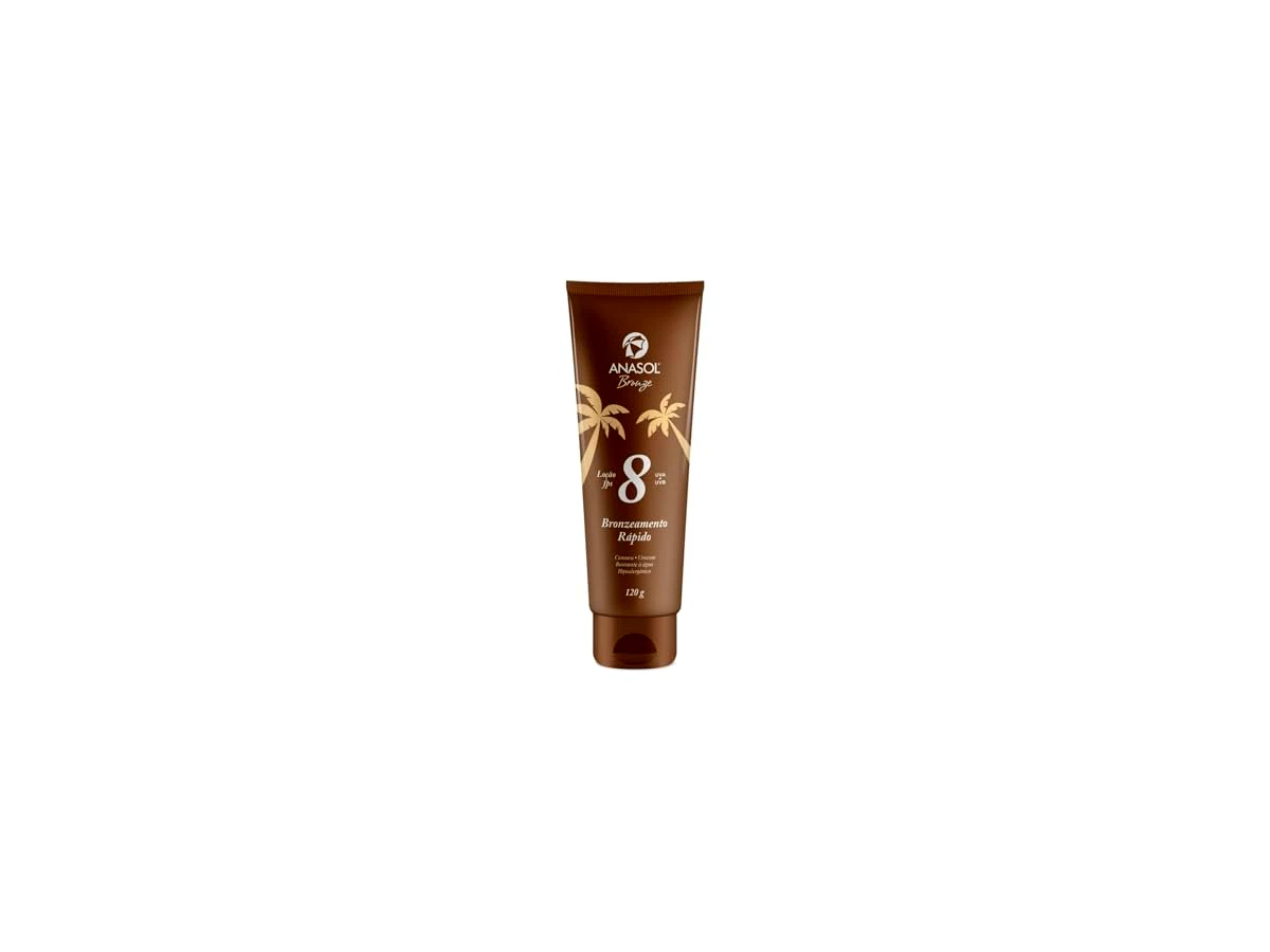 Revisão Creme Bronzeador Anasol FPS 8 com Óleo de Cenoura e Urucum 125g: a melhor escolha para quem odeia ficar com a pele melecada na praia