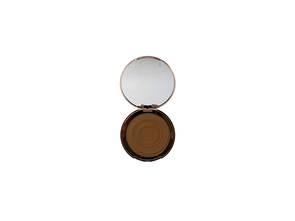 Revisão Charlotte Tilbury Beautiful Skin Sun-Kissed Glow Bronzer - Cor 1 Fair/Pale: luxo cremoso com fixação extrema para peles pálidas