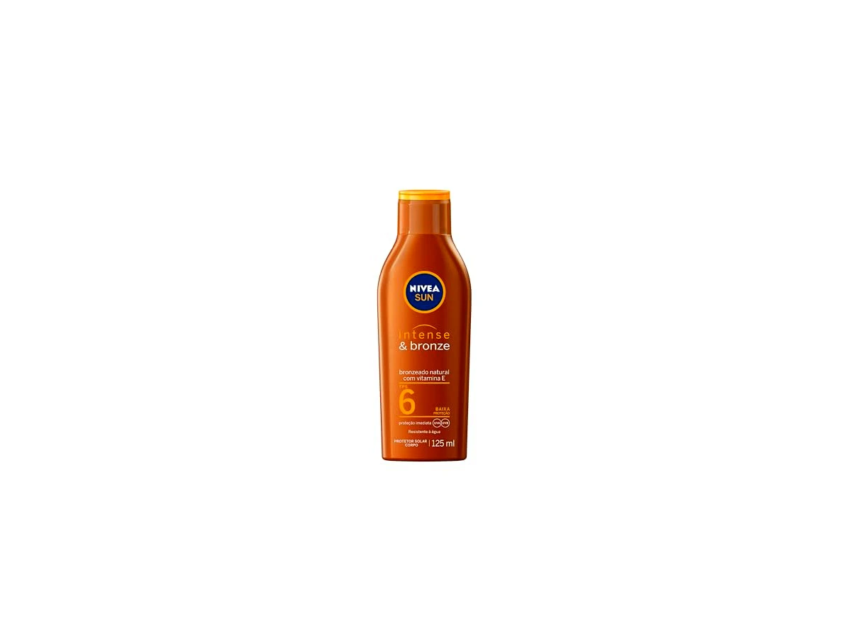 Revisão Loção Bronzeadora NIVEA Sun Intense & Bronze FPS 6 (125ml): o escudo hidratante ideal para peles morenas ressecadas pelo sol