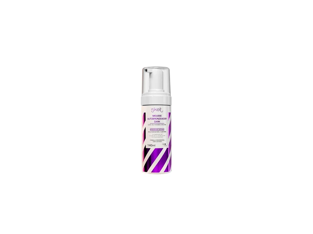 Revisão Skelt Mousse Autobronzeador Dark (140ml): a química ideal para uma cor profunda sem exposição solar
