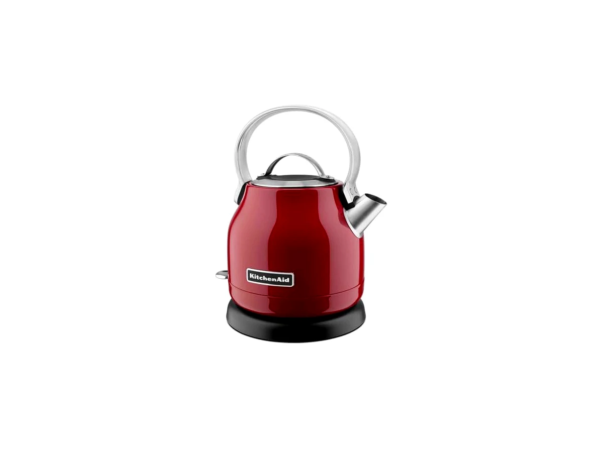 Revisão KitchenAid Chaleira/Bule Elétrico Artisan (Modelo KEK1222ER, 1,25L, Empire Red): estética impecável e fervura veloz, sem ajuste de temperatura
