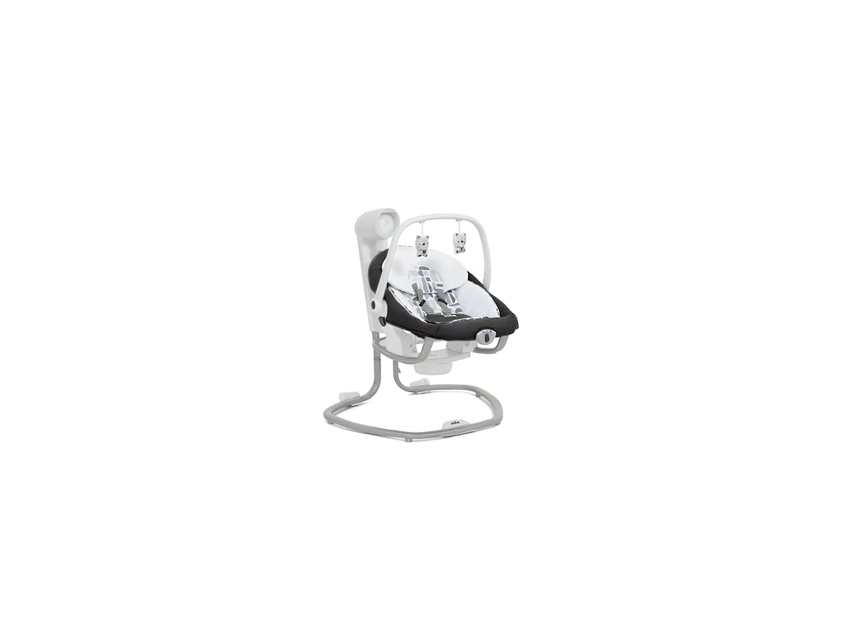 Revisão Joie Cadeira de Balanço Serina 2 in 1 (Modelo Portrait - Cinza): um balanço completo que vira portátil pela casa