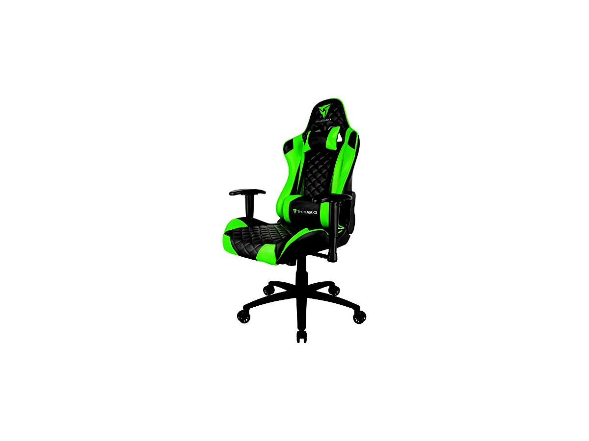 Revisão Cadeira Gamer Profissional TGC12 Preta/Verde ThunderX3.: O design clássico estilo concha para biotipos mais esguios