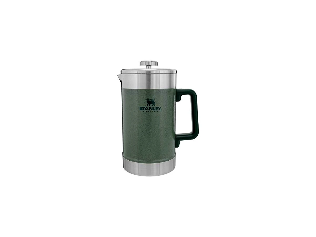 Revisão Stanley The Stay Hot French Press 1.4 Litros (Cor Hammertone Green - Ref. 10-02888-016): isolamento térmico impecável e corpo indestrutível