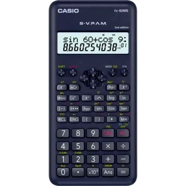 teste Calculadora Científica Casio 240 Funções FX-82MS-2W
