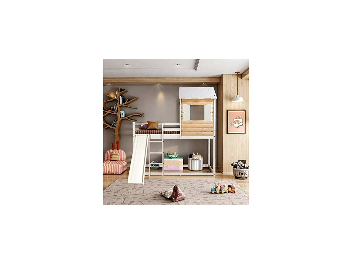 Revisão Cama Alta Infantil Club House Wood com Escorregador - Casatema: um playground de verdade, mas que exige muito espaço no quarto