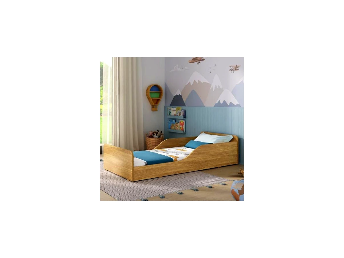 Revisão Cama Infantil Montessoriana 2379 Branco/Natural - Multimóveis: a porta de entrada acessível para sair do berço