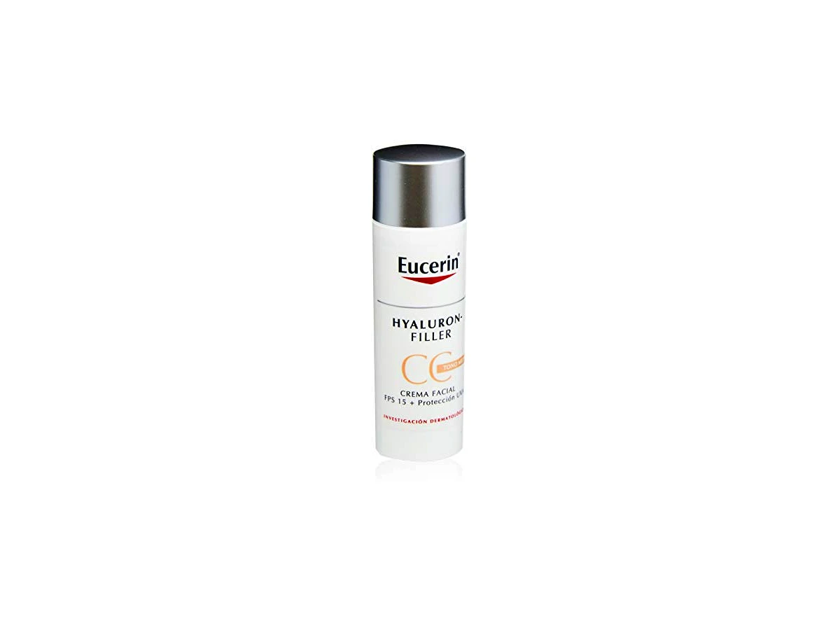 Revisão Eucerin Hyaluron-Filler CC Cream FPS 15 Tratamento Anti-Idade com Cor Tom Médio: preenchimento eficaz, mas exige protetor extra