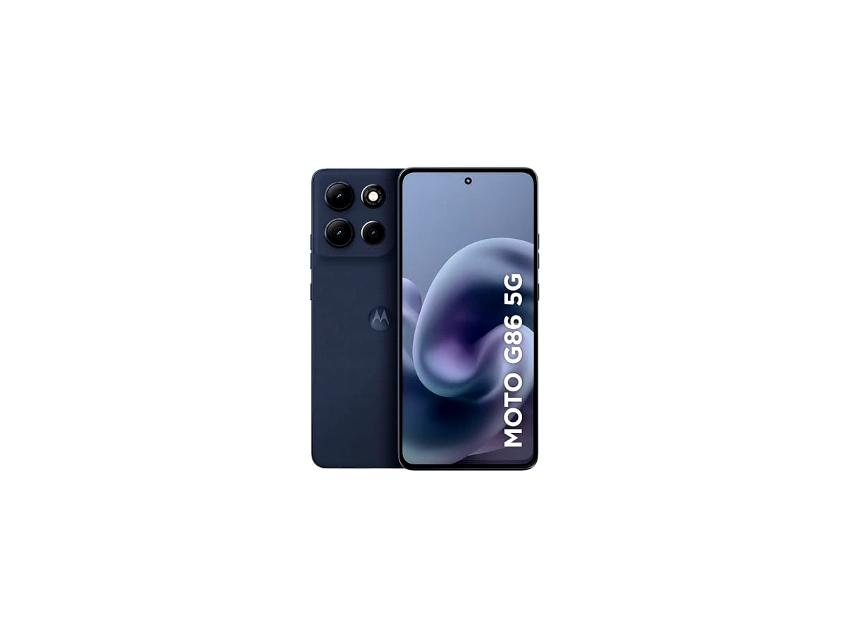 Smartphone Motorola Moto g86 5G - 256GB 24GB (8GB RAM+16GB Ram Boost) Tela 1.5K pOLED, 50MP Sony camera OIS Moto AI, videos em 4K, IP68 + IP69 - Grafite