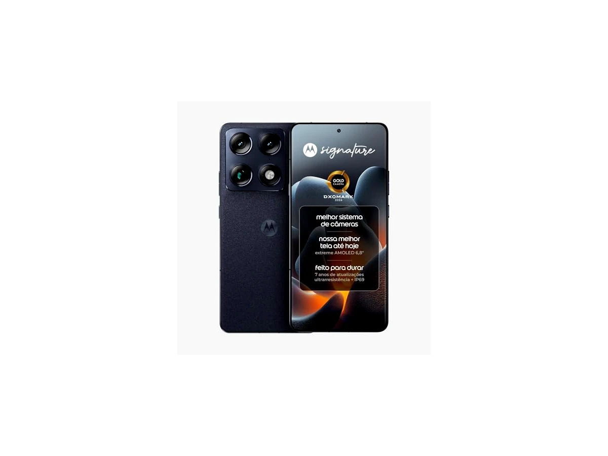 Revisão Smartphone Motorola Signature 5G - 512GB 24GB (12GB RAM + 12GB RAM Boost), 3 cameras 50MP Sony Lytia e Zoom 100x, Tela 1.5K extreme Amoled 165hz - Preto: O ápice da engenharia focada no mercado super premium