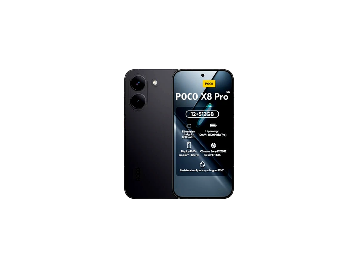 Smartphone Xiaomi Poco X8 Pro 512GB / 12GB Ram (Preto)