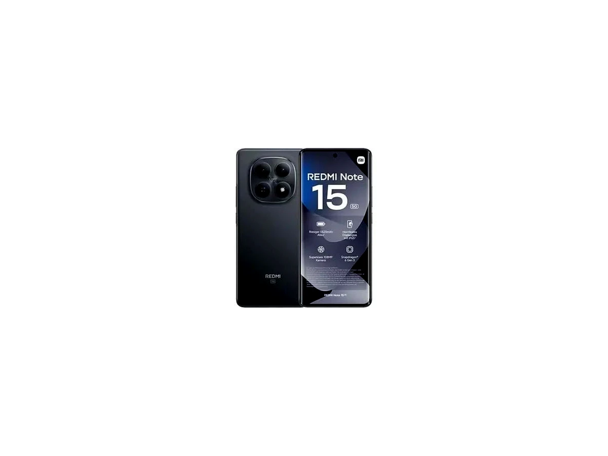 Revisão Smartphone Xiaomi Redmi Note 15 5G 256GB/8GB Ram (Preto): Ergonomia premium e bateria de sobra em um corpo superfino