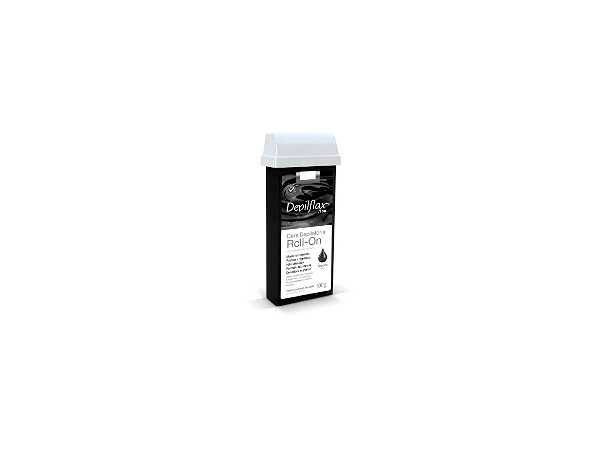 Revisão Cera Refil Roll-on Depilflax Negra 100g: a escolha certa para pelos grossos em grandes extensões do corpo