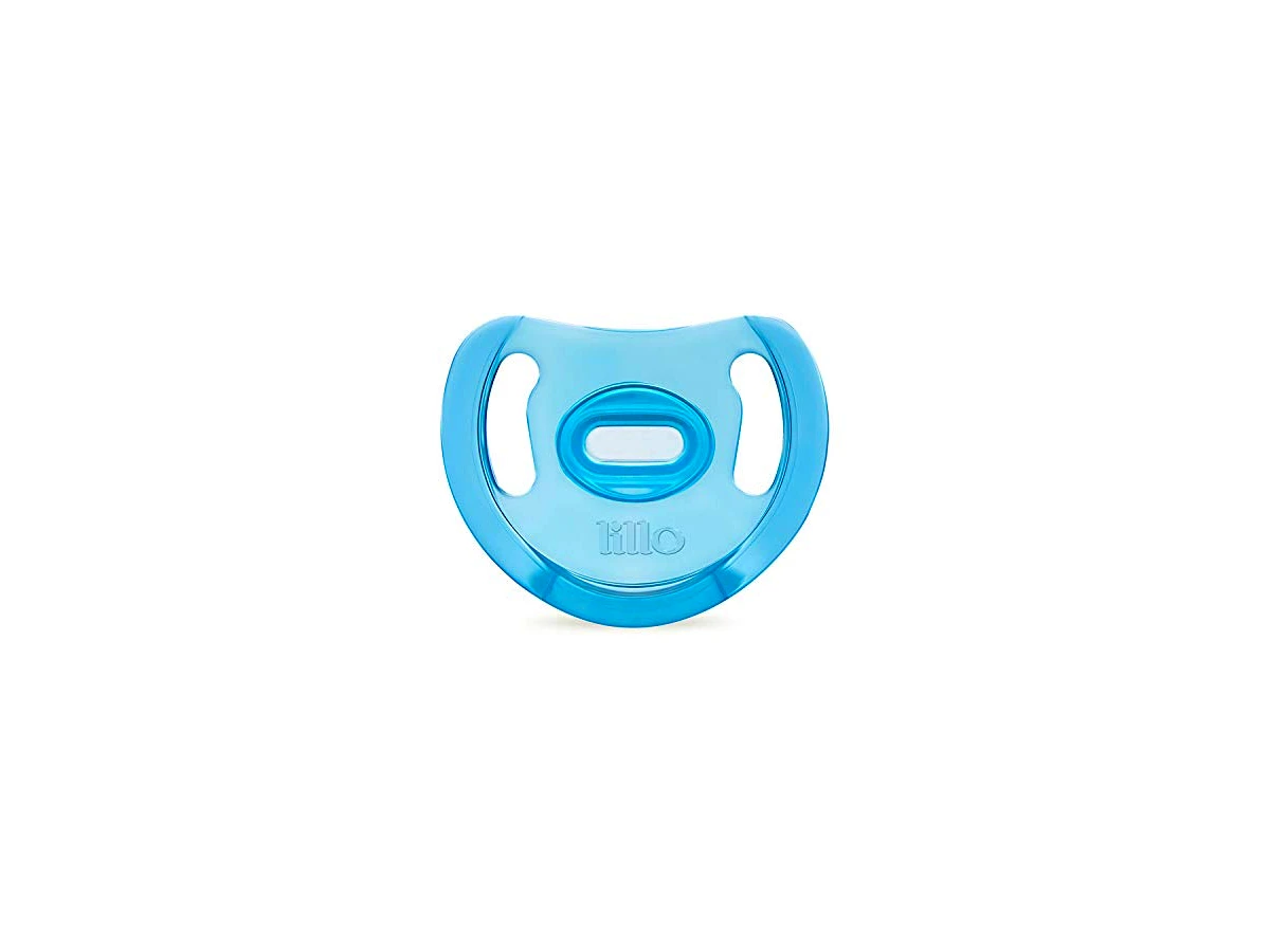 Chupeta Lillo Soft 100% Silicone Inteiriço Tamanho 2 (+6 Meses) Azul - Ref 605121